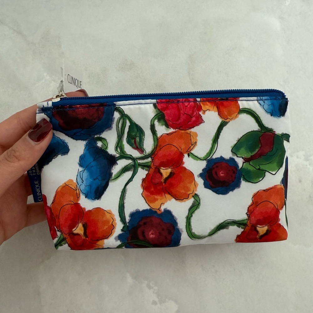 Clinique Vibrant Floral Cosmetic Bag